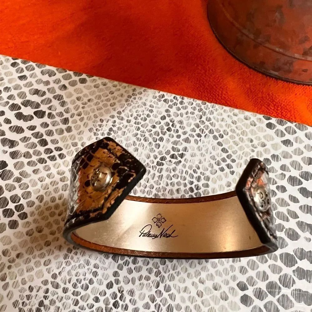 Patricia Nash Python Cuff Bracelet #PNBR - Picture 6 of 7